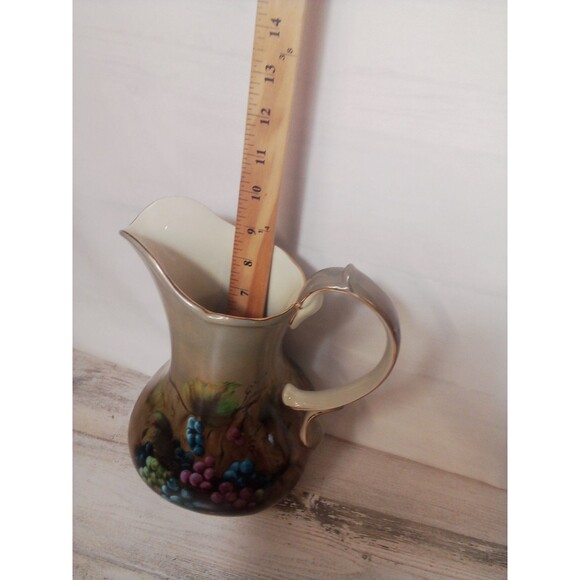 Vineyard Blessings By Lisa White Arts Uniq  Inc China Pitcher - Picture 9 of 16